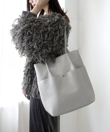 welleg（ウェレッグ）の「A4対応 シンプル フェイクレザー トートバッグ（トートバッグ）」