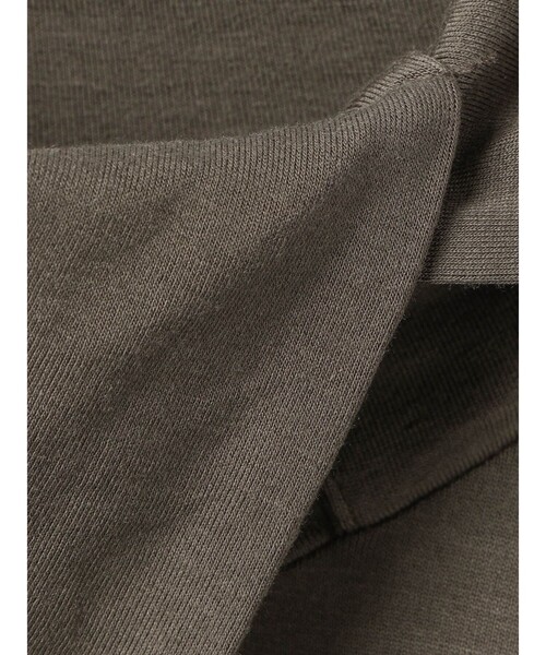 mizuiroind（ミズイロインド）の「mizuiro ind アシンメトリーシャツプルオーバー（Tシャツ/カットソー・レディース・オフホワイト/グレー/チャコールグレー/ブラック/ベージュ/ネイビー・FREE）」の9枚目の写真