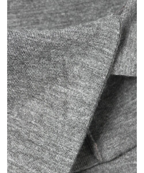 mizuiroind（ミズイロインド）の「mizuiro ind アシンメトリーシャツプルオーバー（Tシャツ/カットソー・レディース・オフホワイト/グレー/チャコールグレー/ブラック/ベージュ/ネイビー・FREE）」の11枚目の写真