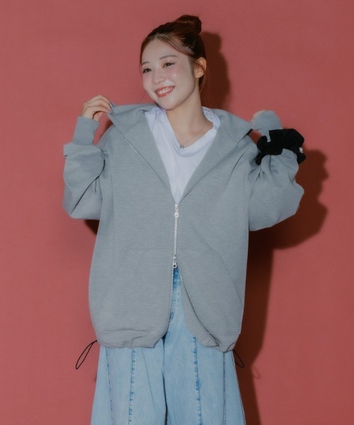 marimo企画】ダブルZIPリボンパーカー/595519（パーカー）｜JEANASIS