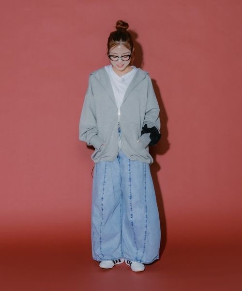 JEANASIS（ジーナシス）の「【marimo企画】ダブルZIPリボン