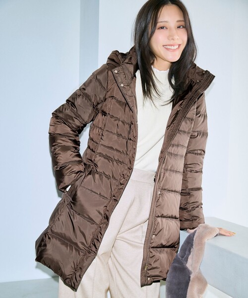 2WAY】シルキータフタロング ダウン（ダウンジャケット/コート）｜ANY
