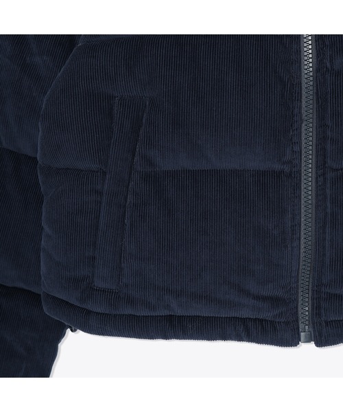 GUESS JEANS(ゲスジーンズ)の「GUESS JEANS Cropped Puffer パファージャケット 中綿ジャケット(ダウンジャケット/コート・レディース・ライトブラウン/ネイビー・X-LARGE/LARGE/MEDIUM/SMALL/X-SMALL)」の6枚目の写真