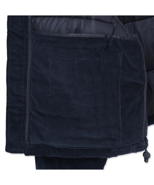 GUESS JEANS(ゲスジーンズ)の「GUESS JEANS Cropped Puffer パファージャケット 中綿ジャケット(ダウンジャケット/コート・レディース・ライトブラウン/ネイビー・X-LARGE/LARGE/MEDIUM/SMALL/X-SMALL)」の9枚目の写真