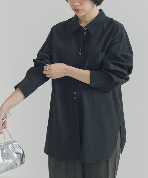 アーバンリサーチ（URBAN RESEARCH）/ダブルボタンコットンヴィスコースシャツ セール】ダブルボタンコットンヴィスコースシャツ（シャツ/ブラウス