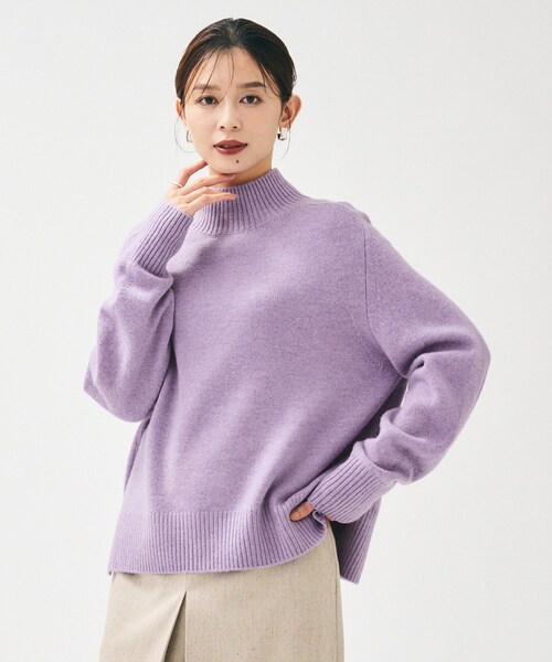 セール】【8色展開/洗える】ウールカシミヤ ハイネックニット(ニット セール】【8色展開/洗える】ウールカシミヤ ハイネックニット(ニット