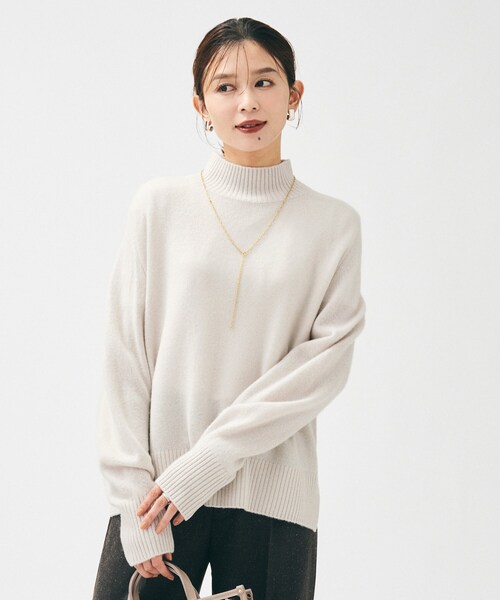 セール】【8色展開/洗える】ウールカシミヤ ハイネックニット（ニット