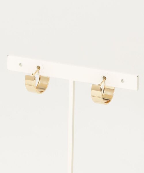VENDOME AOYAMA(ヴァンドーム青山)の「K18 フープ ピアス(大)(ピアス(両耳用)・レディース・イエローゴールド/ピンクゴールド・ONE SIZE)」の5枚目の写真