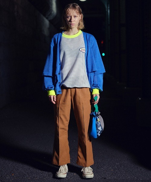 masterkey（マスターキー）の「mp14335-CHICAGO-PT ブーツカットクロップドパンツ(MK26S-P-13)（その他パンツ・メンズ・ブラック/キャメル・2/1）」の4枚目の写真