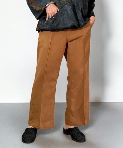 masterkey（マスターキー）の「mp14335-CHICAGO-PT ブーツカットクロップドパンツ(MK26S-P-13)（その他パンツ・メンズ・ブラック/キャメル・2/1）」の6枚目の写真