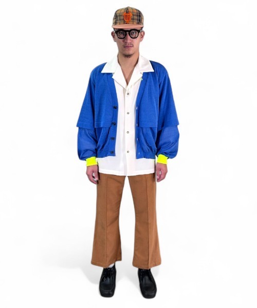 masterkey（マスターキー）の「mp14335-CHICAGO-PT ブーツカットクロップドパンツ(MK26S-P-13)（その他パンツ・メンズ・ブラック/キャメル・2/1）」の14枚目の写真