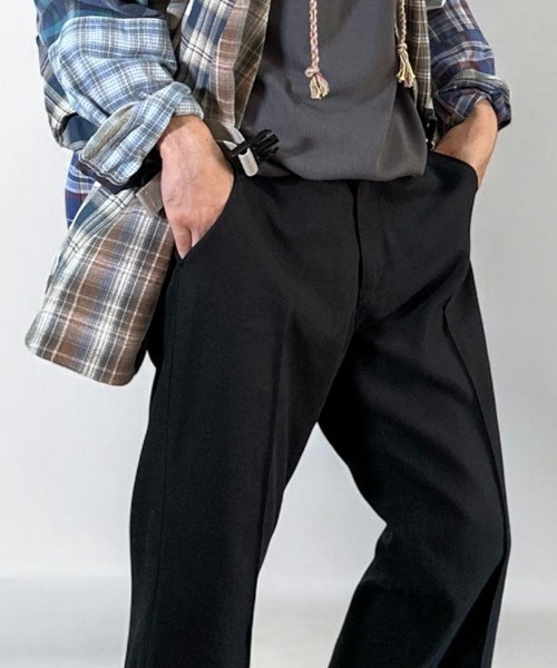 masterkey（マスターキー）の「mp14335-CHICAGO-PT ブーツカットクロップドパンツ(MK26S-P-13)（その他パンツ・メンズ・ブラック/キャメル・2/1）」の22枚目の写真