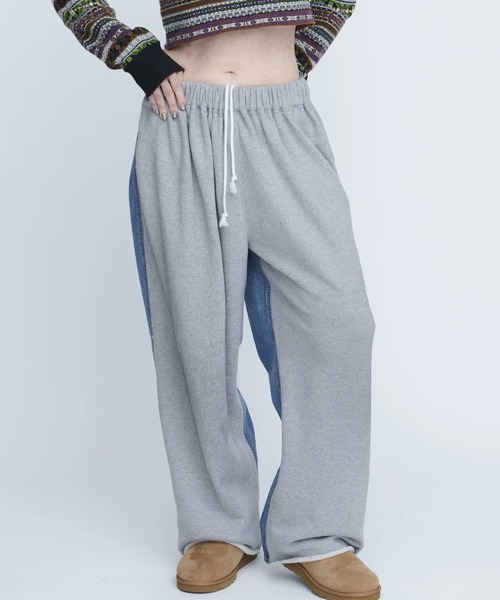 INSCRIRE/アンスクリア】Hybride Sweat Denim Pants/ハイブリッド