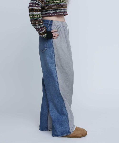 INSCRIRE/アンスクリア】Hybride Sweat Denim Pants/ハイブリッド