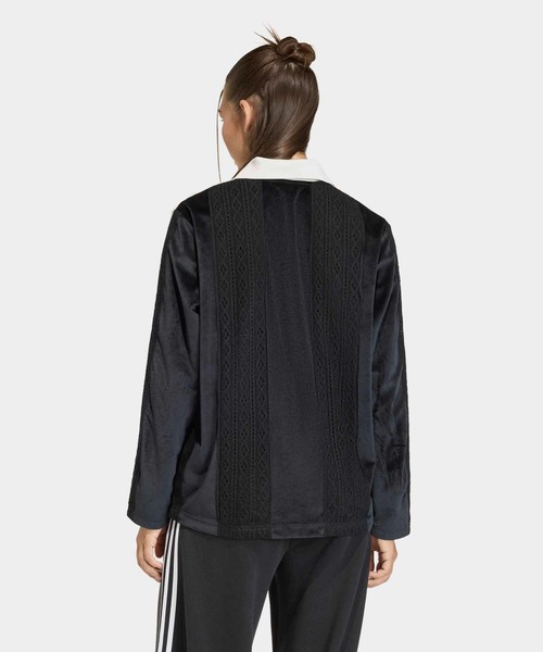 adidas（アディダス）の「adidas Originals ウィンターライズド 長袖 サッカージャージー / ロンT / アディダスオリジナルス adidas Originals（Tシャツ/カットソー・レディース・レッド/ホワイト/ブラック・XX-LARGE/X-SMALL/X-LARGE/SMALL/MEDIUM/LARGE）」の8枚目の写真