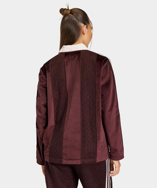 adidas（アディダス）の「adidas Originals ウィンターライズド 長袖 サッカージャージー / ロンT / アディダスオリジナルス adidas Originals（Tシャツ/カットソー・レディース・レッド/ホワイト/ブラック・XX-LARGE/X-SMALL/X-LARGE/SMALL/MEDIUM/LARGE）」の12枚目の写真