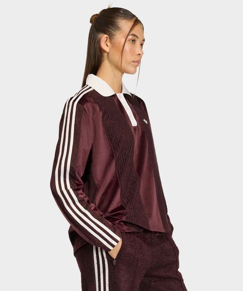 adidas（アディダス）の「adidas Originals ウィンターライズド 長袖 サッカージャージー / ロンT / アディダスオリジナルス adidas Originals（Tシャツ/カットソー・レディース・レッド/ホワイト/ブラック・XX-LARGE/X-SMALL/X-LARGE/SMALL/MEDIUM/LARGE）」の14枚目の写真