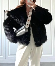 ENLIKE | フェイクファーボリュームジャケット(その他アウター)