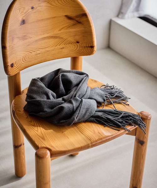 GLOBAL WORK(グローバルワーク)の「ファインタッチマフラー/593189(マフラー・メンズ・ブルー/チャコールグレー/スカイブルー/ブラック/ライトグレー・FREE)」の3枚目の写真