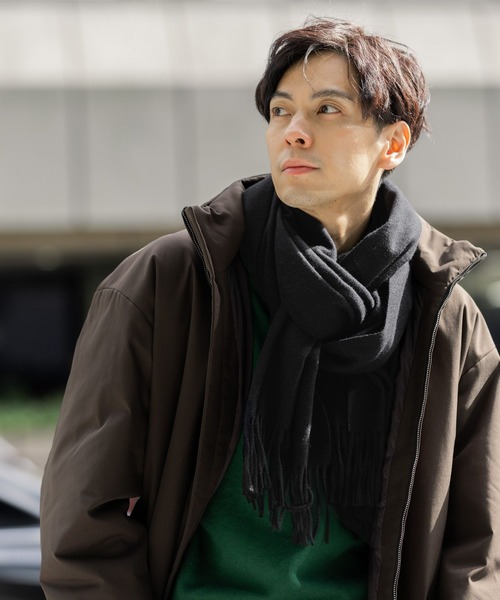 GLOBAL WORK(グローバルワーク)の「ファインタッチマフラー/593189(マフラー・メンズ・ブルー/チャコールグレー/スカイブルー/ブラック/ライトグレー・FREE)」の17枚目の写真