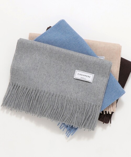 SHIPS any: カシミヤ ソリッド マフラー 25AW（マフラー）｜SHIPS any