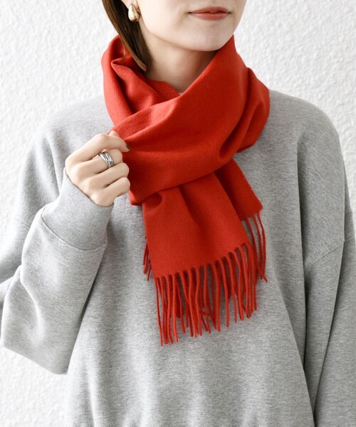 SHIPS any: カシミヤ ソリッド マフラー 25AW（マフラー）｜SHIPS any