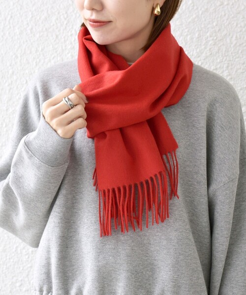 SHIPS any: カシミヤ ソリッド マフラー 25AW（マフラー）｜SHIPS any