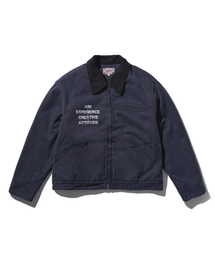 AECA VINTAGE PIGMENT WORK JACKET-NAVY
