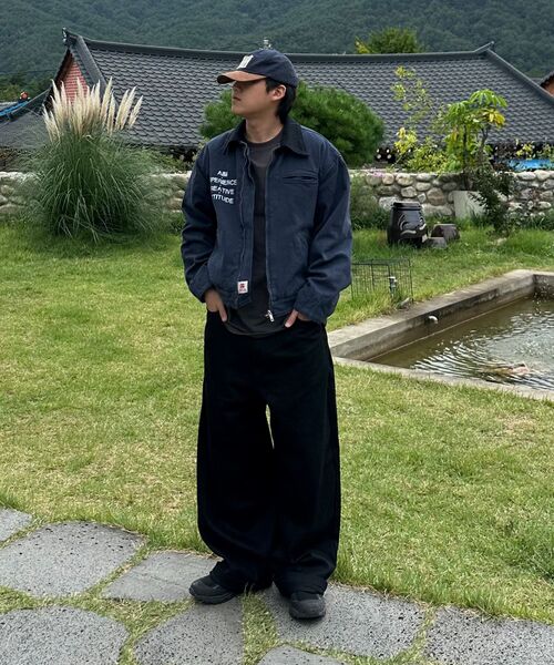 AECA(エイカ)の「AECA VINTAGE PIGMENT WORK JACKET-NAVY(デニムジャケット・レディース・その他・MEDIUM/LARGE/SMALL)」の9枚目の写真