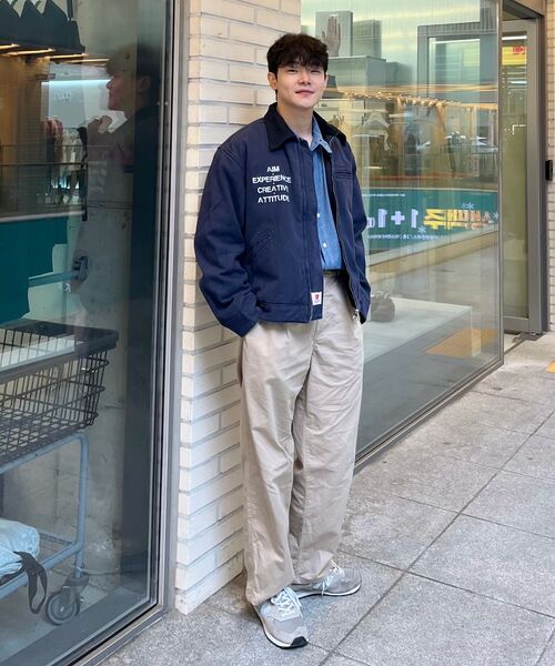 AECA(エイカ)の「AECA VINTAGE PIGMENT WORK JACKET-NAVY(デニムジャケット・レディース・その他・MEDIUM/LARGE/SMALL)」の8枚目の写真