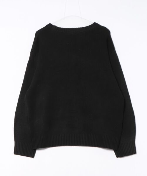 セール】《ロゴ刺繍×フルーツモチーフ》レディース ニット プル