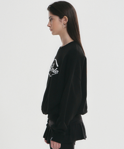 NICK&NICOLE(ニックアンドニコール)の「NICOLE ORIGINALS SWEATSHIRT_BLACK SILVER(スウェット・レディース・その他・FREE)」の2枚目の写真