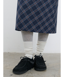 Kijun（キジュン）の「Fringe Moc Shoes Black（モカシン/デッキシューズ）」