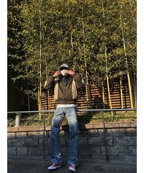 PUNCH DRUNK PARTIES(パンチドランクパーティーズ)の「Circle Logo Garment Dyed Hoodie (CHARCOAL)(パーカー・レディース・その他・1/2/0/3)」の8枚目の写真