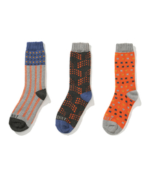 TEKET（テケット）の「Rhythmic Pattern Socks Orange（ソックス/靴下）」