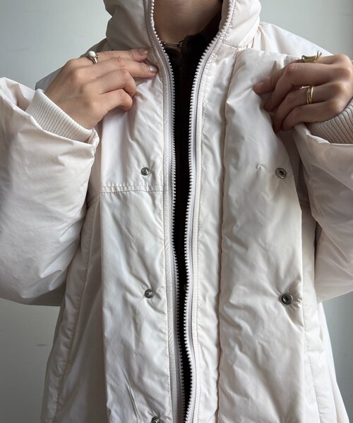 ワンコ大好きッ子　プードゥドゥ　ライダース風　中綿　ブルゾン　アウター セール】《Javaジャバコラボ》洗練された大人カジュアル。bigポケット