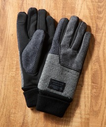 SETUP7（セットアップセブン）の「【SETUP7】ストレッチ裏ボア手袋　スマホ対応 / 3パターン生地切替カフス付  WINGI（手袋）」