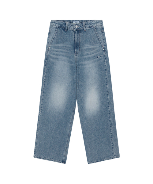 ASON(アズオン)の「DUSK DENIM PANTS / LIGHT-BLUE(デニムパンツ・レディース・その他・MEDIUM/SMALL)」の2枚目の写真