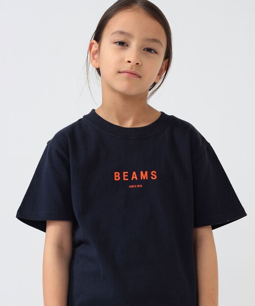 こども ビームス（コドモビームス）の「BEAMS × こども ビームス / BEAMS ロゴ Tシャツ 2026（110～160cm）（Tシャツ/カットソー・キッズ・グレー系その他/ホワイト/ネイビー/ブラック・S(110-120)/L(150-160)/M(130-140)）」の4枚目の写真
