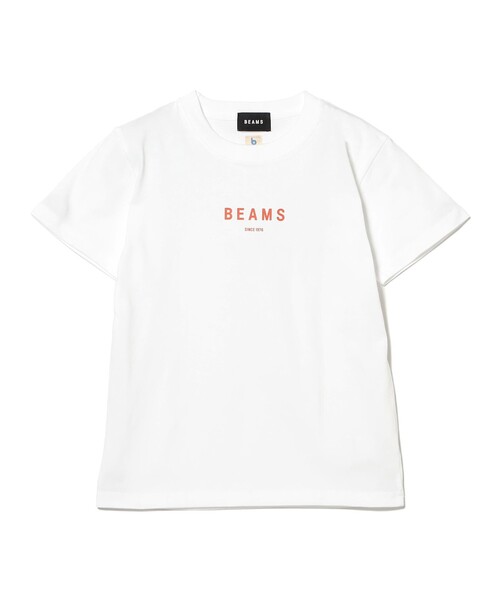 こども ビームス（コドモビームス）の「BEAMS × こども ビームス / BEAMS ロゴ Tシャツ 2026（110～160cm） シンプル カジュアル 通園 通学（Tシャツ/カットソー・キッズ・グレー系その他/ホワイト/ネイビー/ブラック・S(110-120)/L(150-160)/M(130-140)）」の5枚目の写真