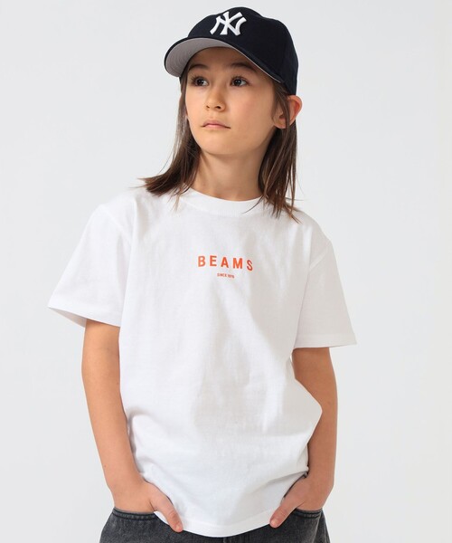 こども ビームス（コドモビームス）の「BEAMS × こども ビームス / BEAMS ロゴ Tシャツ 2026（110～160cm）（Tシャツ/カットソー・キッズ・グレー系その他/ホワイト/ネイビー/ブラック・S(110-120)/L(150-160)/M(130-140)）」の6枚目の写真