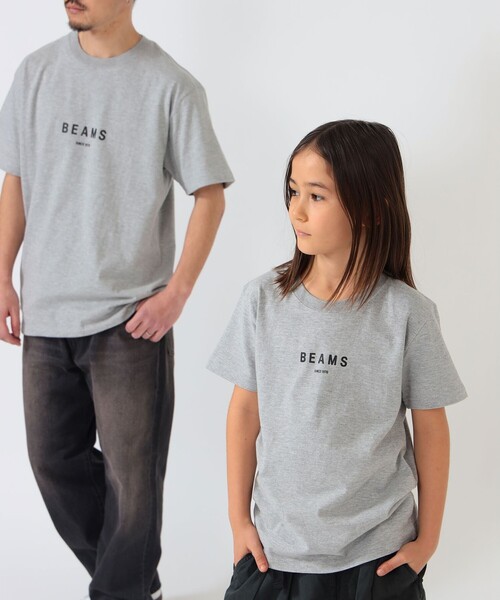 こども ビームス（コドモビームス）の「BEAMS × こども ビームス / BEAMS ロゴ Tシャツ 2026（110～160cm）（Tシャツ/カットソー・キッズ・グレー系その他/ホワイト/ネイビー/ブラック・S(110-120)/L(150-160)/M(130-140)）」の10枚目の写真