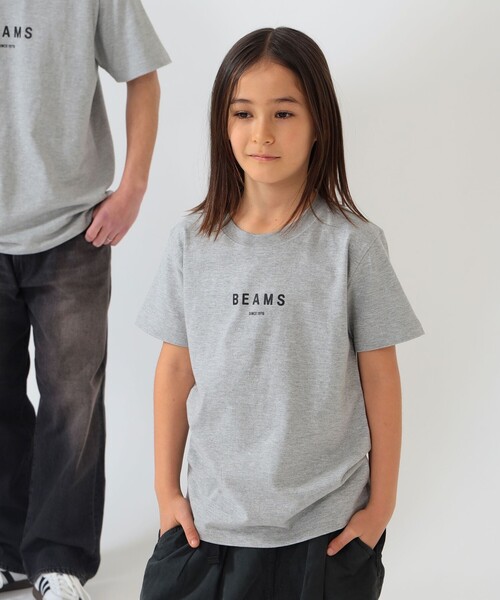 こども ビームス（コドモビームス）の「BEAMS × こども ビームス / BEAMS ロゴ Tシャツ 2026（110～160cm）（Tシャツ/カットソー・キッズ・グレー系その他/ホワイト/ネイビー/ブラック・S(110-120)/L(150-160)/M(130-140)）」の11枚目の写真