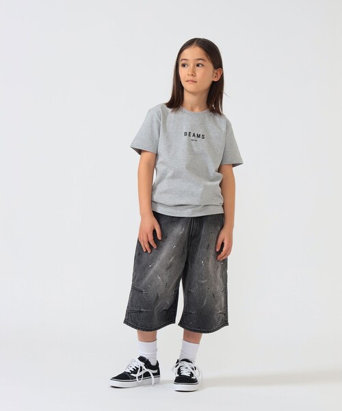 こども ビームス（コドモビームス）の「BEAMS × こども ビームス / BEAMS ロゴ Tシャツ 2026（110～160cm）（Tシャツ/カットソー・キッズ・グレー系その他/ホワイト/ネイビー/ブラック・S(110-120)/L(150-160)/M(130-140)）」の12枚目の写真