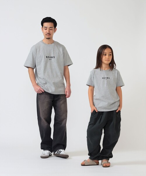 こども ビームス（コドモビームス）の「BEAMS × こども ビームス / BEAMS ロゴ Tシャツ 2026（110～160cm）（Tシャツ/カットソー・キッズ・グレー系その他/ホワイト/ネイビー/ブラック・S(110-120)/L(150-160)/M(130-140)）」の13枚目の写真