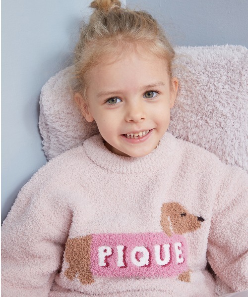 セール】【KIDS】ベビモコダックスフンドジャガードプルオーバー