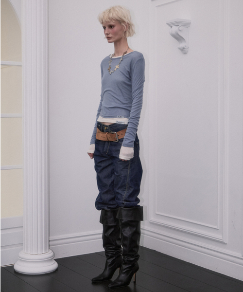 ROSEFRANTZ（ロゼフランツ）の「Essential Layered Long Sleeve [Warm Blue]（Tシャツ/カットソー・レディース・ブルーグレー・OS）」の3枚目の写真
