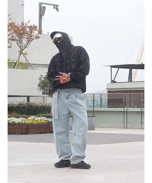 TRAVEL(トラベル)の「3レイヤーサミットフードウィンドブレーカー ブラック(ナイロンジャケット・レディース・その他・LARGE/MEDIUM/SMALL)」の12枚目の写真