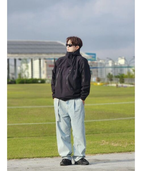 TRAVEL(トラベル)の「3レイヤーサミットフードウィンドブレーカー ブラック(ナイロンジャケット・レディース・その他・LARGE/MEDIUM/SMALL)」の13枚目の写真