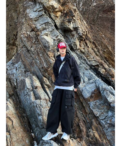 TRAVEL(トラベル)の「3レイヤーサミットフードウィンドブレーカー ブラック(ナイロンジャケット・レディース・その他・LARGE/MEDIUM/SMALL)」の19枚目の写真